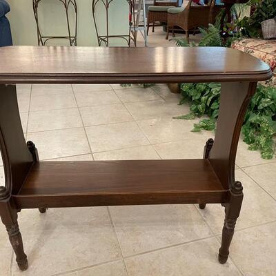 Lot 173  Solid Wood Side Table