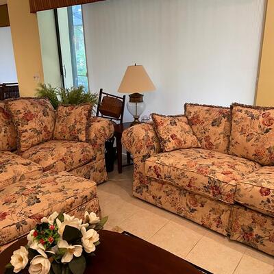 Lot 174  Sofa and Loveseat