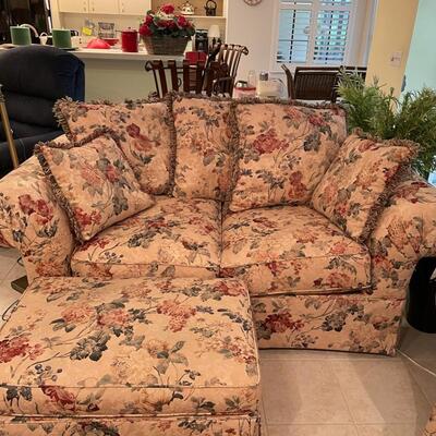 Lot 174  Sofa and Loveseat