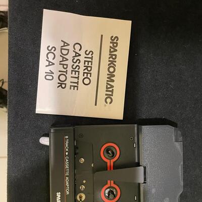 Lot 175 Collection of 8 Track Tapes with Adapter