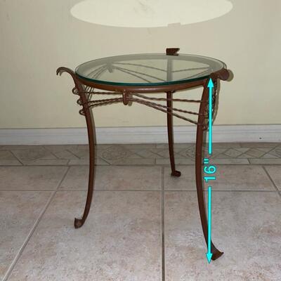 Lot 187  Small Metal Table