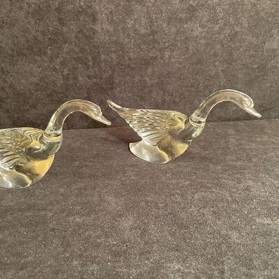 Lot 194  Glass Bird Figurines