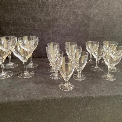 Lot 196  Stemware