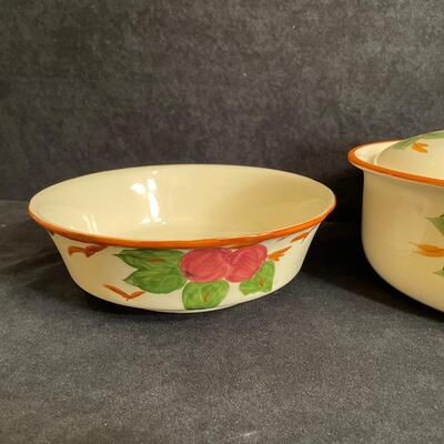 Lot 214  Franciscan Apple Serving Pieces