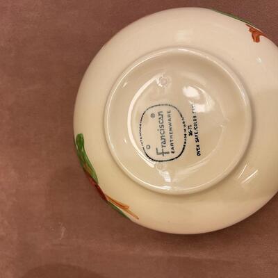 Lot 221  Franciscan Apple Cereal Bowls