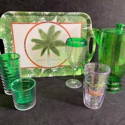 Lot 246  Tervis and Plasticware