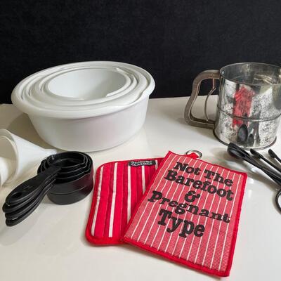 Lot 251  Baking Misc with Sifter