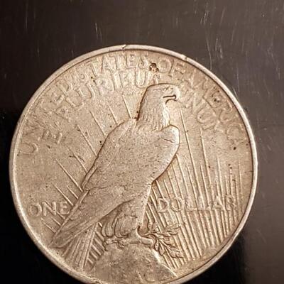 1922 Peace dollar silver  Fair coin 