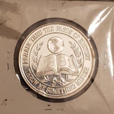 1981 silver coin BU Rare 