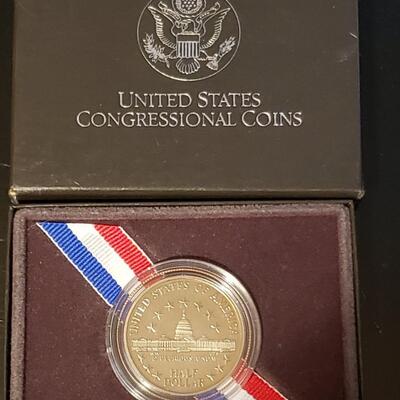 US  commemorative congress coin .Very nice in mint box encapsulated 