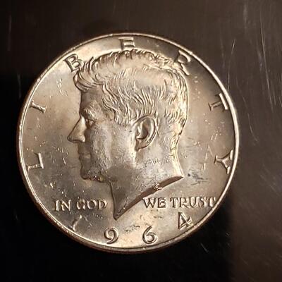 BU silver 1964 half dollar 