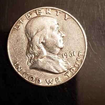 1961 silver half dollar 