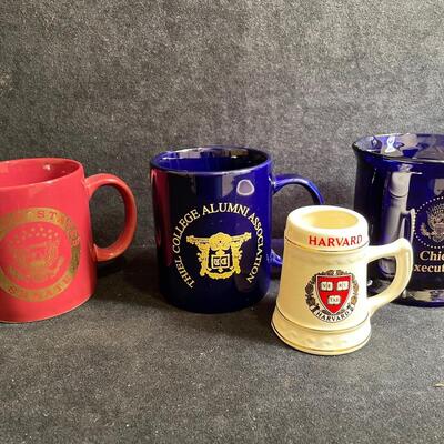 Lot 289  Four Distinguished Mugs