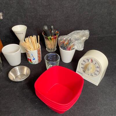 Lot 291  Kitchen Misc with Toothpicks