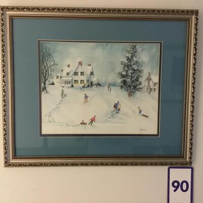 Original Watercolor by Laurel Native William "Bill" Venables Jr.