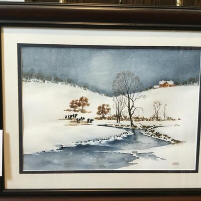 Original Watercolor by Laurel Native William "Bill" Venables Jr.