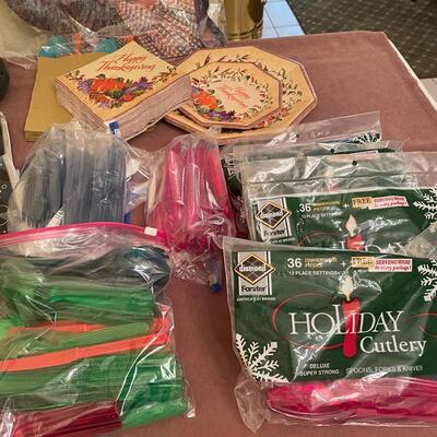 Lot 295  Large Assortment of Christmas Paper Products