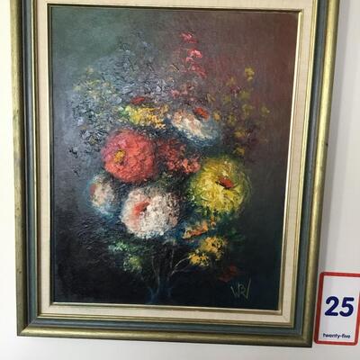Original oil  by Laurel Native William "Bill" Venables Jr.