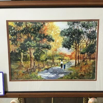 Original Watercolor by Laurel Native William "Bill" Venables Jr.