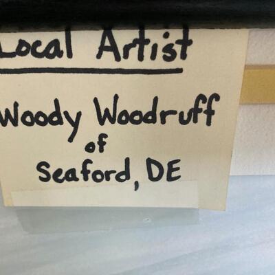 Watercolor by Local Seaford Native Woody Woodruff 1929 - 2015