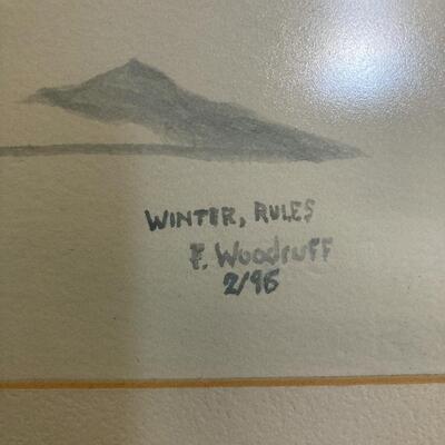 Watercolor by Local Seaford Native Woody Woodruff 1929 - 2015