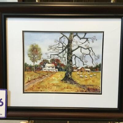 Original Watercolor by Laurel Native William "Bill" Venables Jr.