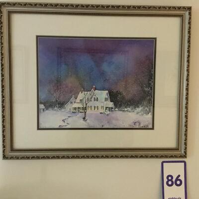 Original Watercolor by Laurel Native William "Bill" Venables Jr.