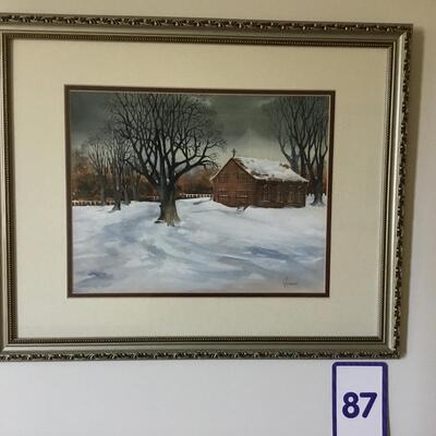 Original Watercolor by Laurel Native William "Bill" Venables Jr.