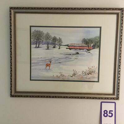 Original Watercolor by Laurel Native William "Bill" Venables Jr.