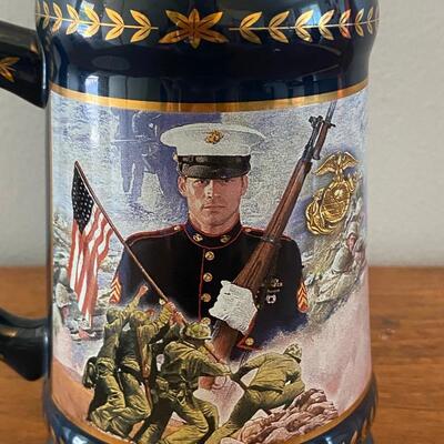 USMC Hamilton Collection The Few, The Proud US Marine Corp Beer Stein Numbered & COA 