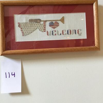 Counted Cross Stitch - Welcome