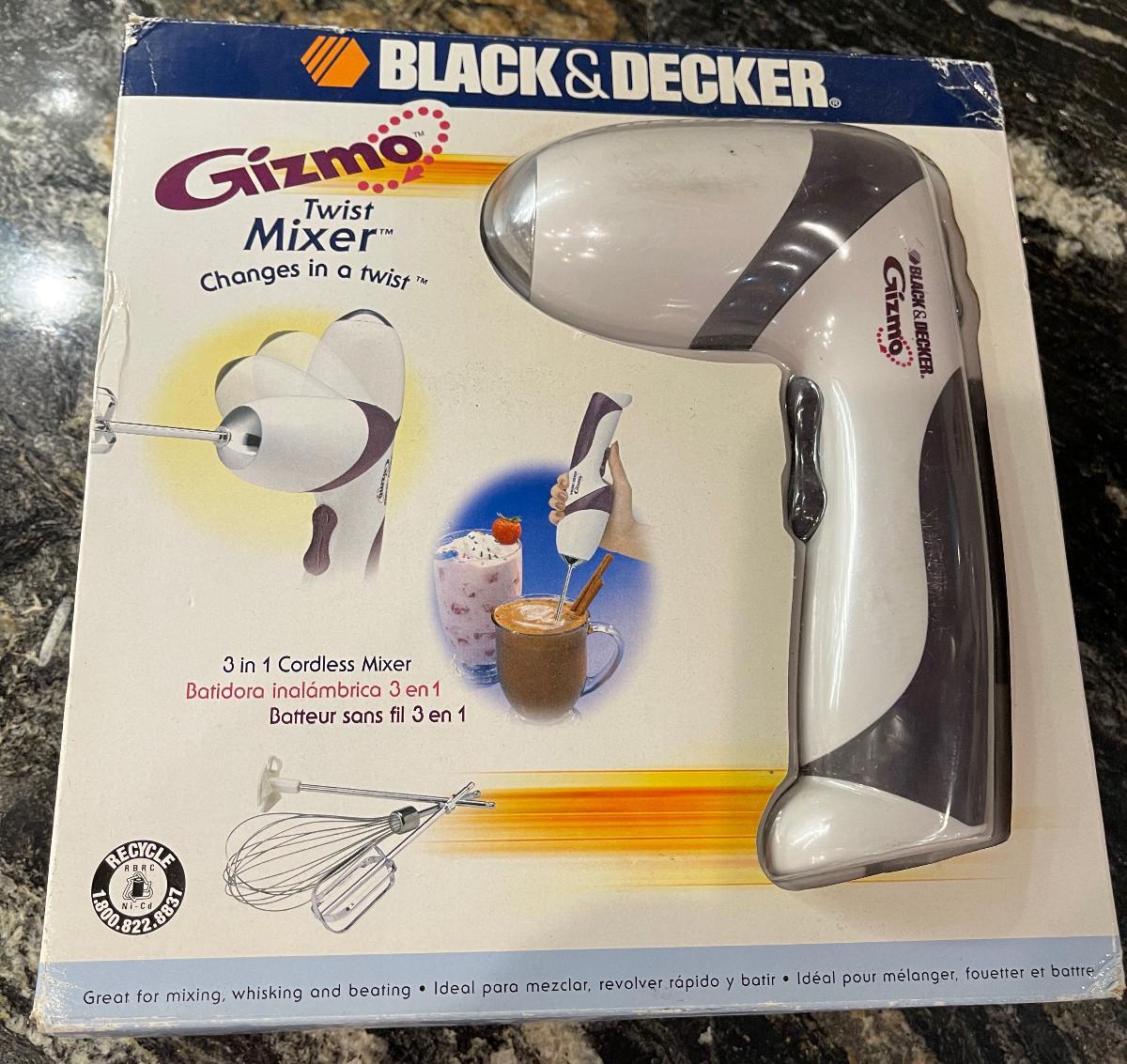 514 BlackNDecker Gizmo Twist Mixer