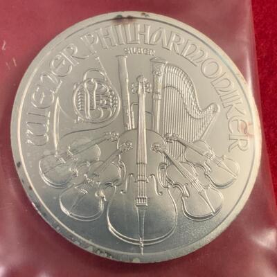 2009 PHILHARMONIKer  1 OUNCE .999 SILVER COIN 
