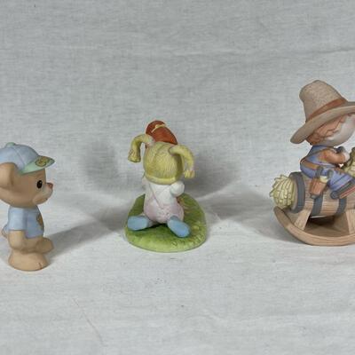 Vintage Figurine Collectible Lot Teddy Cabbage Patch Cowboy