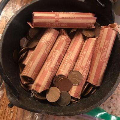 50 WHEAT PENNIES 