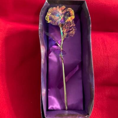  14K PLATED GOLD ROSEâ€¦. JEWELRY 