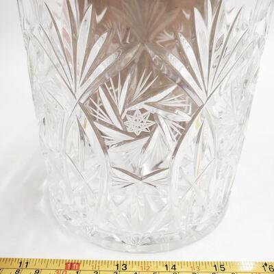 VINTAGE GLASS BISCUIT BARREL/JAR