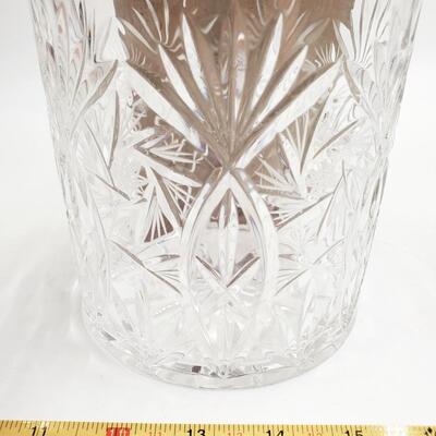VINTAGE GLASS BISCUIT BARREL/JAR