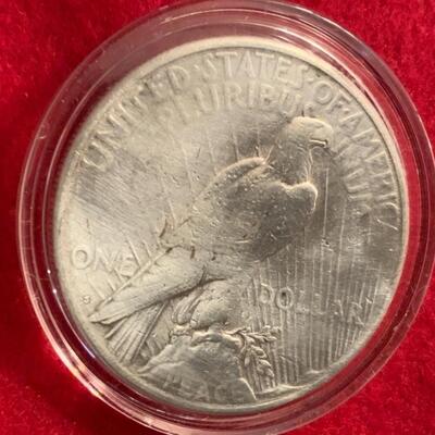  90% SILVER 1923S PEACE SILVER DOLLAR 