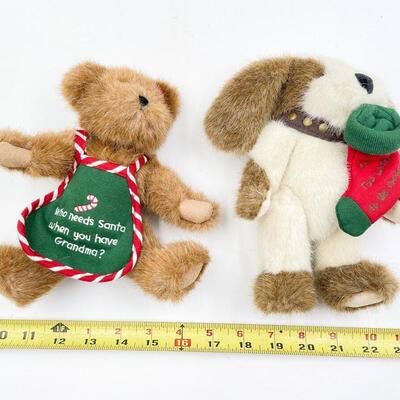 BOYDâ€™S BEARS LOT #4 - CHRISTMAS BEARS & DOG