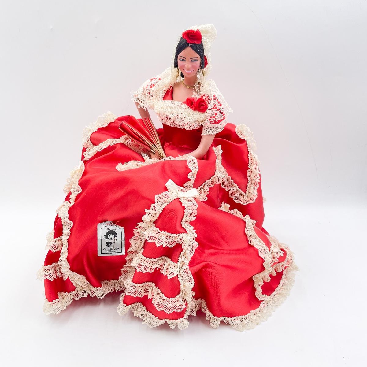 Vintage flamenco best sale dancer doll