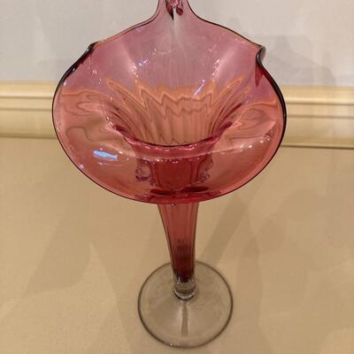 Cranberry Jack in the Pulpit Vase