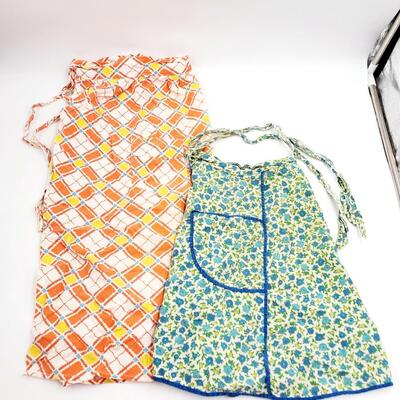 VINTAGE HALF APRON BUNDLE OF 2