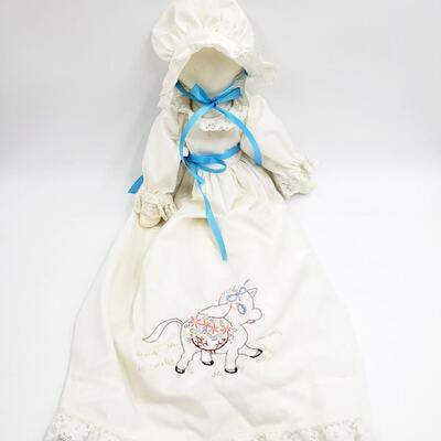VINTAGE HAND CRAFTED/EMBROIDERED PILLOWCASE DOLL