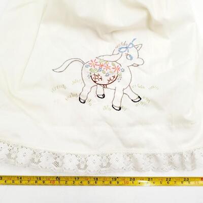 VINTAGE HAND CRAFTED/EMBROIDERED PILLOWCASE DOLL
