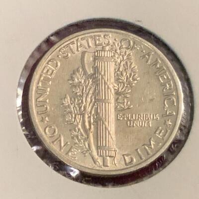 MERCURY ALMOST UNCIRCULATED 90% SILVER DIME