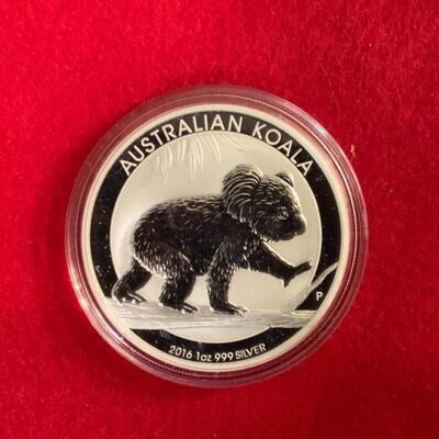  .999 SILVER KOALA 1 OUNCE PROOF