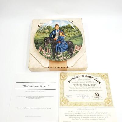 KNOWLES LIMITED EDITION ~ GONE WITH THE WIND~ "BONNIE & RHETT"