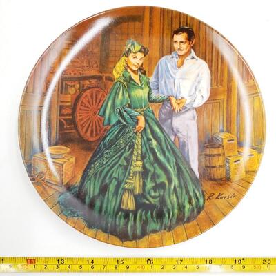 KNOWLES LIMITED EDITION ~ GONE WITH THE WIND~ "SCARLETT'S GREEN DRESS"