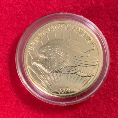 1933 SAINT GALULDENS COPY GOLD PLATED COIN